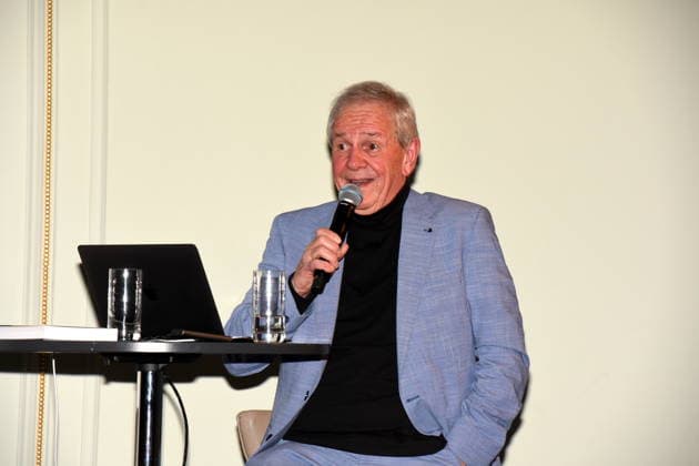 Fritz Egner Moderator Autor Muenchen 01.12.2025 Hotel Vierjahreszeiten-Kempinski Buch Vorstellung von Fritz Egner Moderator -Mein Leben Zwischen Rhythm und Blues in Muenchen Foto Muenchen