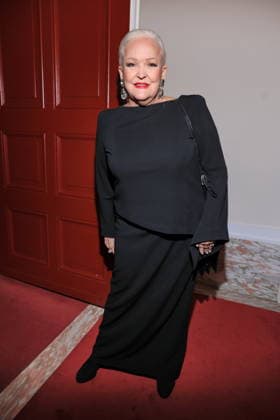 01.12.2025, Angelika Milster zu Künstler gegen Aids - Die Gala 2025, Stage Theater des Westens, Berlin, Berlin