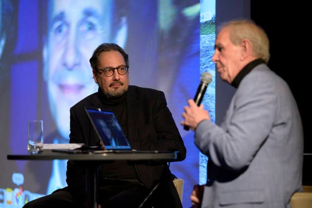 Bühnengespräch moderiert von Alex Gernandt - Fritz Egner präsentiert sein Buch Mein Leben zwischen Rhythm & Blues im Hotel Vier Jahreszeiten Kempinski, München am 1.12.2025