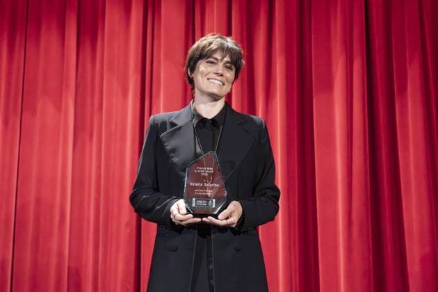 Entertainment Bilder des Tages MILAN - Beltrade Cinema, Amnesty International Italy s 2025 Arts and Human Rights Award presented to actress Valeria Solarino for her commitment to numerous human rights issues.  Copyright: xGiuliaxSciaccax xipa-agency.netx xGiuliaxSciaccax IPA_Agency_IPA68634986