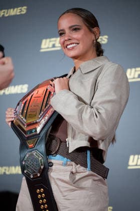 December 2, 2025, Madrid, Spain: Gloria Camila attends the UFC perfumes presentation at Espacio Larra in Madrid. Madrid Spain - ZUMAs197 20251202_aaa_s197_222 Copyright: xAtilanoxGarciax