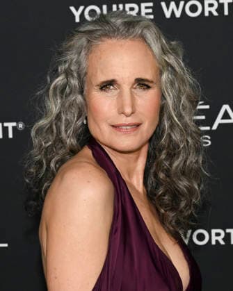 December 2, 2025, Los Angeles, California, USA: American actress and former model ANDIE MACDOWELL attends the 20th anniversary of L Oro al Paris Women of Worth: RED CARPET. Los Angeles USA - ZUMAb173 20251202_aap_b173_021 Copyright: xBillyxBennightx