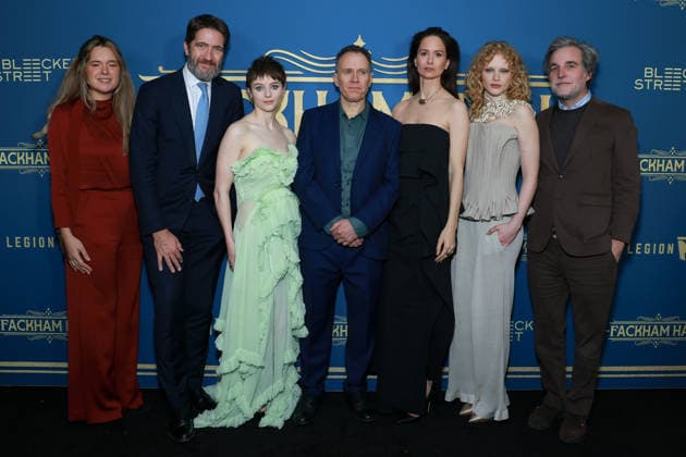 New York premiere of Bleecker Street and Legion M™s Fackham Hall Featuring: Talent Names Here Where: New York, New York, United States When: 02 Dec 2025 Credit: Jason Mendez Starpix INSTARimages EDITORIAL USE ONLY. NOT FOR USE BY NEWSPAPERS BASED IN THE UK. Copyright: xJasonxMendezx xStarPixxforxBleeckerxStreetx instar55310751