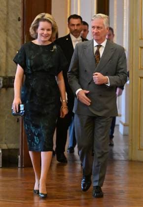 The King and Queen welcome the new Court Suppliers for the 2025 session BRUSSELS, BELGIUM - DECEMBER 3 : King Philippe and Queen Mathilde welcome the new Court Suppliers to the Royal Household for the 2025 session: on December 03, 2025 in Brussels, Belgium, 03 12 2025 Brussels Belgium  Copyright: xBertxVanxDenxBrouckex