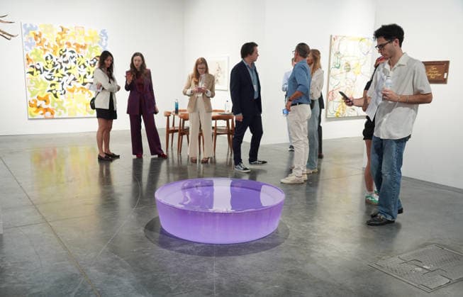 December 3, 2025, Miami Beach, Florida, USA: Art Basel 2025, During Miami Art Week,.Miami Beach Convention Center, Miami Beach-Florida.December 3, 2025. Miami Beach USA - ZUMAms4_ 20251203_faf_ms4_013 Copyright: xSoniaxMoskowitzxGordonx