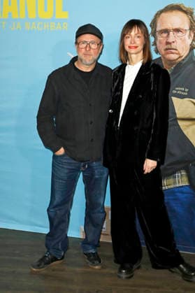 Bjarne Mädel und Katharina Marie Schubert bei der Preview der NDR Komödie Prange - Man ist ja Nachbar im UCI Mundsburg, Hamburg, 03.12.2025
