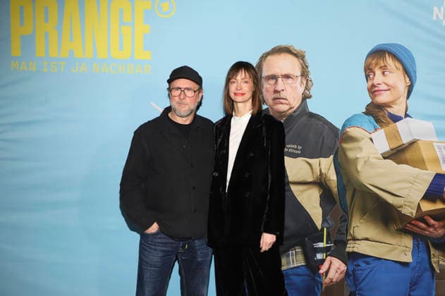 Bjarne Mädel und Katharina Marie Schubert bei der Preview der NDR Komödie Prange - Man ist ja Nachbar im UCI Mundsburg, Hamburg, 03.12.2025
