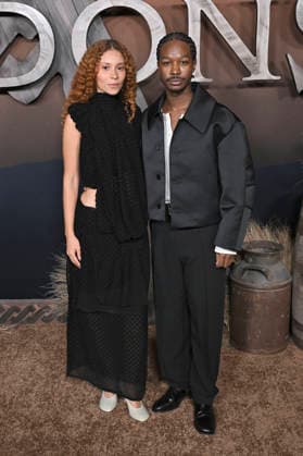 Francinia Casimiro und Lamar Johnson bei der Premiere der Netflix-Serie The Abandons im Netflix Tudum Theater. Los Angeles, 03.12.2025