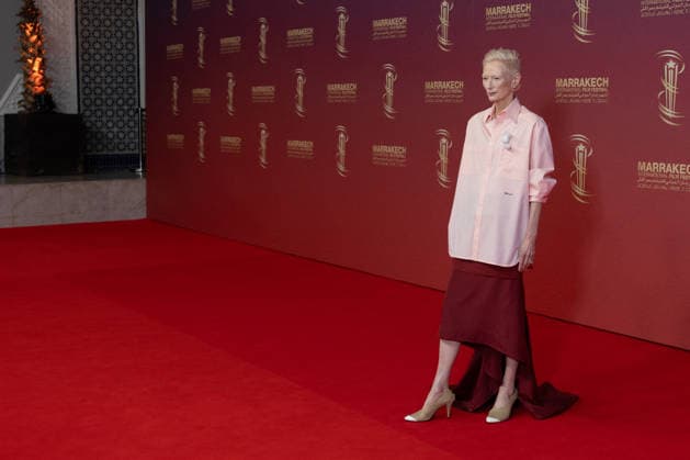 22nd Marrakech International Film Festival Day 6 nb Tilda Swinton attends the 22nd Marrakech International Film Festival Day 6 on December 04, 2025 in Marrakech, Maroc. Photo by Nasser Berzane ABACAPRESS.COM Marrakech  Copyright: xBerzanexNasser ABACAx