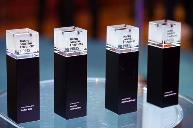 Der Hanns Joachim Friedrichs-Preis, Feature, Symbolfoto, Randmotiv, Hanns-Joachim-Friedrichs-Preis 2025, Verleihung am 04.12.2025, in Koeln.