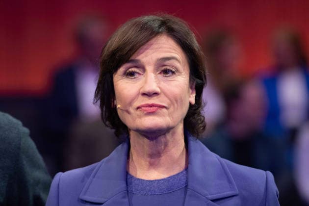 Sandra MAISCHBERGER, Moderatorin, Portraet, Porträt, Portrait, Angeschnittenes Einzelbild, Einzelmotiv, Hanns-Joachim-Friedrichs-Preis 2025, Verleihung am 04.12.2025, in Koeln.