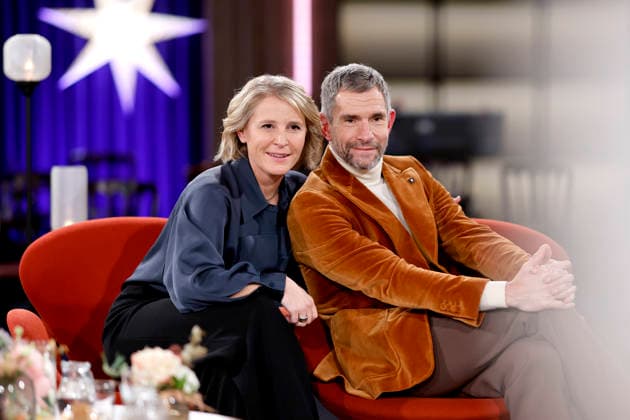 Moderatorin Susan Link und Moderator Micky Beisenherz bei der Aufzeichnung der WDR-Talkshow Kölner Treff im WDR Studio BS 3. Köln, 06.11.2025 NRW Deutschland Copyright: xChristophxHardtx