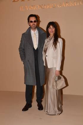 Rome, Cinecitta Studios Premiere of the Film Brunello Il Visionario Garbato , In the photo: Gauthier René Fermon Alison Toby  Copyright: xVincenzoxLandix xipa-agency.netx xVincenzoxLandix IPA_Agency_IPA68756620