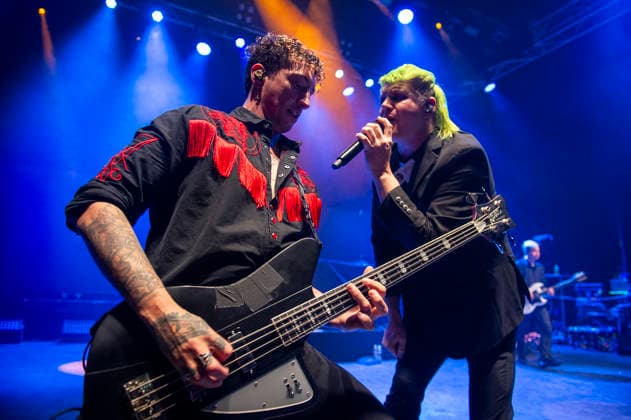 The Funeral Portrait at O2 Shepherds Bush Empire 04 12 2025 American rock band The Funeral Portrait perform at O2 Shepherds Bush Empire in London on 4th December 2025 supporting The Rasmus. Lee Jennings lead vocals, Cody Weissinger lead guitar, backing vocals, Robert Weston bass, Homer Umbanhower drums., Credit:Zoran Veselinovic Avalon UK, London, O2 Shepherds Bush Empire  Copyright: xZoranxVeselinovicx xAvalonx 1056610450