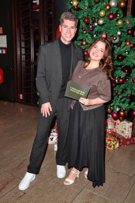 Maximilian Seitz und Ronja Forcher bei der 2. Kindeswohl-Berlin Charity Gala 2025 im Hotel Pullman Berlin Schweizerhof in Berlin 04.12.2025