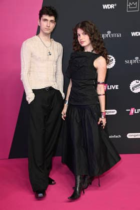 Abor & Tynna bei der 26. Verleihung der 1Live Krone 2025 im Lokschuppen. Bielefeld, 04.12.2025