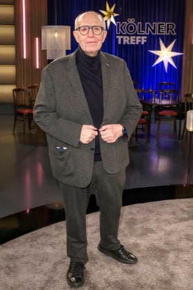 Reiner Calmund bei der Aufzeichnung der WDR-Talkshow Kölner Treff im WDR Studio BS 3. Köln, 04.12.2025
