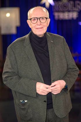 Reiner Calmund bei der Aufzeichnung der WDR-Talkshow Kölner Treff im WDR Studio BS 3. Köln, 04.12.2025