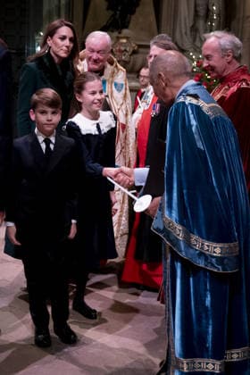 Together At Christmas carol service 2025 The Princess of Wales arrives with her children Prince Louis and Princess Charlotte for the Together At Christmas carol service at Westminster Abbey in London. Picture date: Friday December 5, 2025., Credit:Aaron Chown Avalon UK, London  Copyright: xAaronxChownx xAvalonx 1056828165