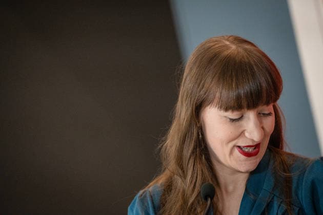 Heidi Reichinnek, Fraktionsvorsitzende Die Linke, im Deutschen Bundestag, Fraktionsebene;Heidi Reichinnek, Fraktionsvorsitzende Die Linke, im Deutschen Bundestag, Fraktionsebene, Berlin Berlin Deutschland Bundestag, Fraktionsebene