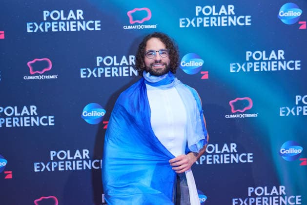 Bastian Castillo -Eroeffnung der Ausstellung POLAR EXPERIENCE- Die Immersive Ausstellung ueber die Arktis und Antarktis in der Arena Berlin am 05.12.2025. Eroeffnung Polar Experience