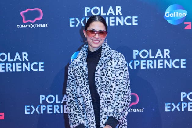Zora Alber -Eroeffnung der Ausstellung POLAR EXPERIENCE- Die Immersive Ausstellung ueber die Arktis und Antarktis in der Arena Berlin am 05.12.2025. Eroeffnung Polar Experience