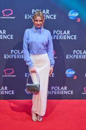Ewa Bloss -Eroeffnung der Ausstellung POLAR EXPERIENCE- Die Immersive Ausstellung ueber die Arktis und Antarktis in der Arena Berlin am 05.12.2025. Eroeffnung Polar Experience