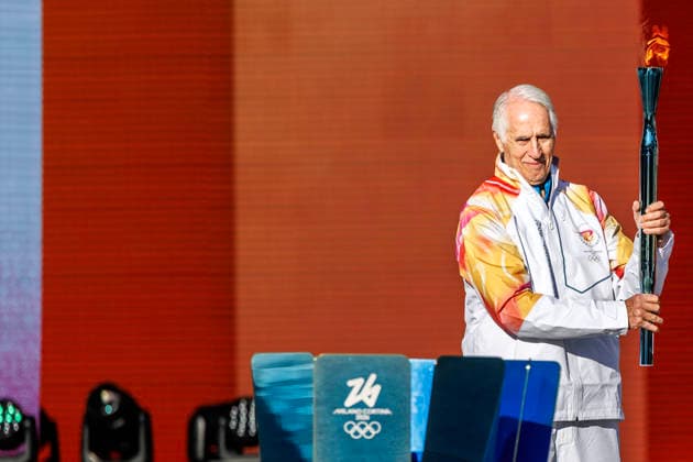 December 6, 2025, Rome, Italia, Italy: 06 12 2025 Rome, The Olympic Torch departs from Rome for the Milan Cortina 2026 Winter Olympics. Giovanni Malago Rome Italy  - ZUMAa289 20251206_zia_a289_029 Copyright: xFrancescoxFotiax