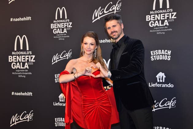 Jana Schoelermann und Thore Schoelermann bei der Benefiz Gala zugunsten der McDonalds Kinderhilfe Stiftung am 6.12.2025 in Muenchen McDonalds Benefiz Gala 2025 in Muenchen