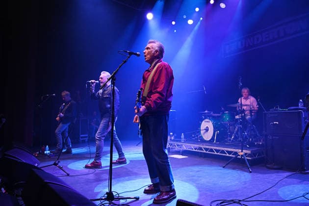 The Undertones performing at Shepherd™s Bush Empire LONDON, ENGLAND - DECEMBER 06: Damian O Neill, Paul McLoone, Michael Bradley and Billy Doherty of ˜The Undertones™ performing at Shepherd™s Bush Empire on December 06, 2025 in London, England. CAP MAR MAR Great Britain Copyright: xMartinxHarris CapitalxPicturesx