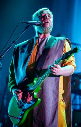 Everything Everything at Brixton Academy 06 12 2025 Art rock band from Manchester, Everything Everything perform at Brixton Academy in London on 6th December 2025, on tour celebrating the tenth anniversary of their third album Get To Heaven. Jonathan Higgs - vocals Jeremy Pritchard bass Alex Robertshaw guitar Michael Spearman drums Peter SenÃ - keyboards, Credit:Zoran Veselinovic Avalon UK, London, Brixton Academy  Copyright: xZoranxVeselinovicx xAvalonx 1057226184