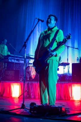 Everything Everything at Brixton Academy 06 12 2025 Art rock band from Manchester, Everything Everything perform at Brixton Academy in London on 6th December 2025, on tour celebrating the tenth anniversary of their third album Get To Heaven. Jonathan Higgs - vocals Jeremy Pritchard bass Alex Robertshaw guitar Michael Spearman drums Peter SenÃ - keyboards, Credit:Zoran Veselinovic Avalon UK, London, Brixton Academy  Copyright: xZoranxVeselinovicx xAvalonx 1057226220