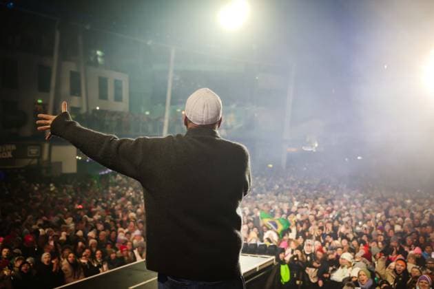 06.12.2025, Schladming, AUT, Unterwegs in Steiermark, Ski Opening 2025, Überraschungsauftritt, DJ-Ötzi, Backstreet Boys, im Bild DJ Ötzi, Gerry Friedle,