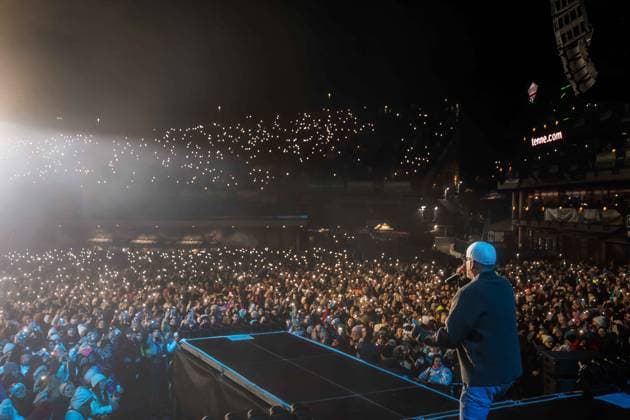 06.12.2025, Schladming, AUT, Unterwegs in Steiermark, Ski Opening 2025, Überraschungsauftritt, DJ-Ötzi, Backstreet Boys, im Bild DJ Ötzi, Gerry Friedle,