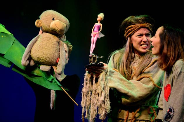 Anouk, Premiere, GOP, Theater, Essen, Kindermusical, Autoren, Hendrikje Balsmeyer, Peter Maffay, Schauspieler, Anouk Leonie Ocker, Großmutter und Affi Barbara Köhler, Mutter Alina Hill, Vater Mathias Meffert, Yaris Vincent Heinen, Großvater Sebastian Ciminski-Knille bzw. Ambrogio Vinella Copyright: xHWxRIECKx