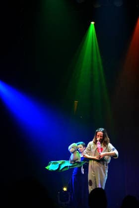 Anouk, Premiere, GOP, Theater, Essen, Kindermusical, Autoren, Hendrikje Balsmeyer, Peter Maffay, Schauspieler, Anouk Leonie Ocker, Großmutter und Affi Barbara Köhler, Mutter Alina Hill, Vater Mathias Meffert, Yaris Vincent Heinen, Großvater Sebastian Ciminski-Knille bzw. Ambrogio Vinella Copyright: xHWxRIECKx