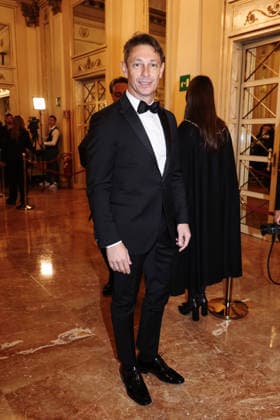 Milan, Guests arrive at the 2025 La Scala Premiere with Shostakovich s opera A Lady Macbeth of the Mtsensk District at Teatro alla Scala. Pictured: Giorgio Pasotti (Italian actor and director)  Copyright: xAlessandroxBremecx xipa-agency.netx xx IPA_Agency_IPA68888934