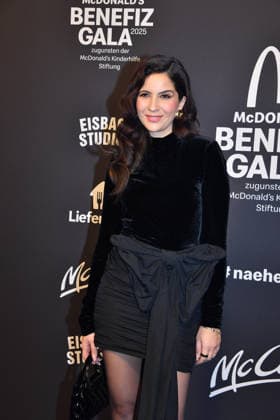 Chryssanthi Kavazi McDonalds Benefiz Gala McDonalds Kinderhilfe Stiftung Eisbach Studios München 06. Dezember 2025