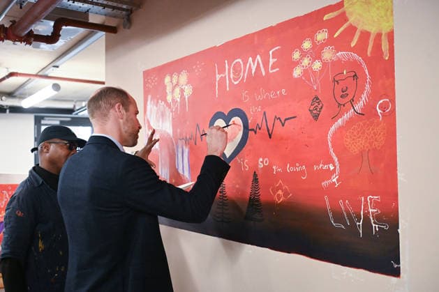 . 09 12 2025. London, United Kingdom. Prince William during a visit to the Centrepoint homeless charityÕs will new offices in London to mark his 20th anniversary as Patron.  xPoolx xi-Imagesx IIM-26446-0018
