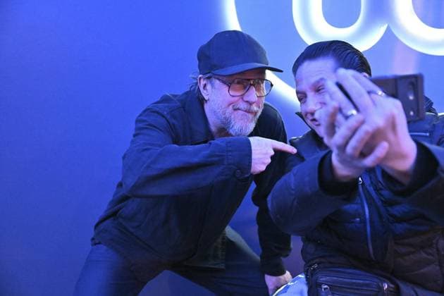 Stromberg Kino Tour im Revier - von Mülheim bis Dortmund mit u.a. C.M. Herbst und Bjärne Mädel ** NUR FÜR REDAKTIONELLE ZWECKE ** EDITORIAL USE ONLY **<p>Schauspieler Bjärne Mädel ist am Dienstag, 09. Dezember 2025 bei der Stromberg Kino Tour im UCI in Bochum dabei. Deutschland NRW Bochum Copyright: VladimirxWegener