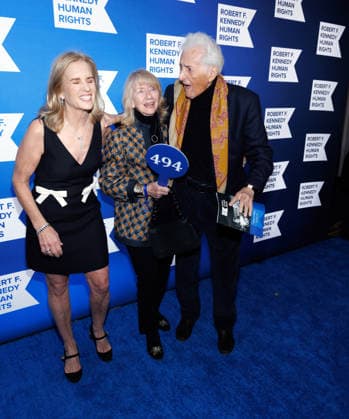 December 9, 2025, New York, Ny, United States: Kerry Kennedy, Gigi Benson and Harry Benson attend the 2025 Ripple of Hope Award Gala. Held at Midtown Hilton in New York. Zuma Press December 9, 2025. New York United States - ZUMAp281 20251209_zea_p281_037 Copyright: xPhotoxImagexPressx