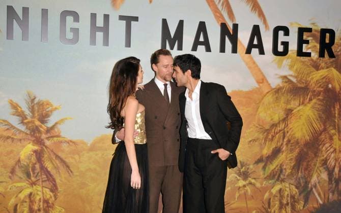The Night Manager S2 UK TV premiere, London Camila Morrone, Tom Hiddleston and Diego Calva at The Night Manager S2 UK TV premiere, BFI Southbank, Belvedere Road, on Wednesday 10 December 2025 in London, England, UK. CAP CAN CAN London UK Great Britain Copyright: xCanxNguyen CapitalxPicturesx