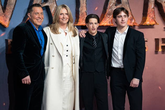 Avatar: Fire And Ash UK Premiere - Arrivals (L-R) Oliver Lancaster, Penny Lancaster and guests attend the Avatar: Fire And Ash UK Premiere at BFI IMAX Waterloo, Credit:Lounis Tiar Avalon United Kingdom, London, BFI Imax Waterloo  Copyright: xLounisxTiarx xAvalonx 1058554560
