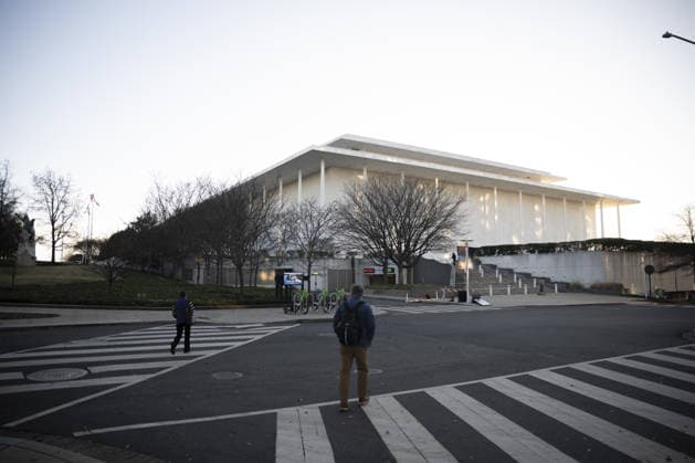 Donald Trump and John F. Kennedy Center WASHINGTON DC, UNITED STATES - DECEMBER 29: A view of the John F. Kennedy Center for the Performing Arts which was recently renamed the The Donald J. Trump and John F. Kennedy Memorial Center for the performing arts in Washington, DC on December 29, 2025. Celal Gunes Anadolu Washington United States. Editorial use only. Please get in touch for any other usage.  Copyright: x2025xAnadoluxCelalxGunesx