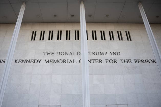 Donald Trump and John F. Kennedy Center WASHINGTON DC, UNITED STATES - DECEMBER 29: A view of the John F. Kennedy Center for the Performing Arts which was recently renamed the The Donald J. Trump and John F. Kennedy Memorial Center for the performing arts in Washington, DC on December 29, 2025. Celal Gunes Anadolu Washington United States. Editorial use only. Please get in touch for any other usage.  Copyright: x2025xAnadoluxCelalxGunesx