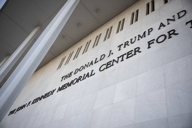 Donald Trump and John F. Kennedy Center WASHINGTON DC, UNITED STATES - DECEMBER 29: A view of the John F. Kennedy Center for the Performing Arts which was recently renamed the The Donald J. Trump and John F. Kennedy Memorial Center for the performing arts in Washington, DC on December 29, 2025. Celal Gunes Anadolu Washington United States. Editorial use only. Please get in touch for any other usage.  Copyright: x2025xAnadoluxCelalxGunesx
