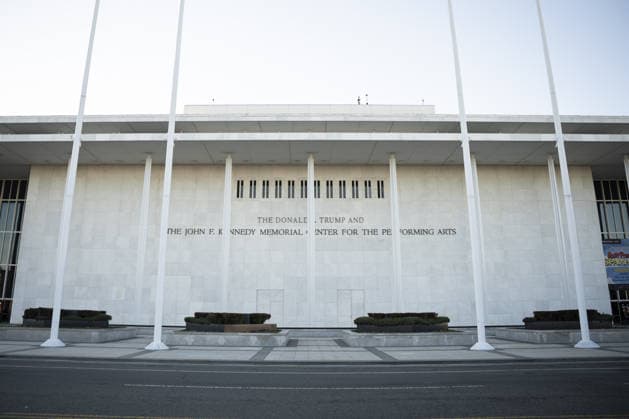 Donald Trump and John F. Kennedy Center WASHINGTON DC, UNITED STATES - DECEMBER 29: A view of the John F. Kennedy Center for the Performing Arts which was recently renamed the The Donald J. Trump and John F. Kennedy Memorial Center for the performing arts in Washington, DC on December 29, 2025. Celal Gunes Anadolu Washington United States. Editorial use only. Please get in touch for any other usage.  Copyright: x2025xAnadoluxCelalxGunesx
