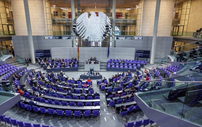 Bundestag Alexander Dobrindt (CSU), Bundesinnenminister bei einer Befragung der Bundesregierung im Deutschen Bundestag am 14.01.2026 in Berlin. Berlin Berlin Deutschland Bundestag