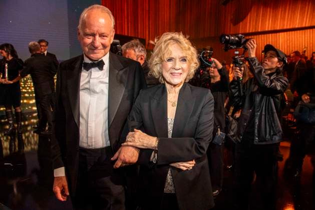 abb: Stellan Skarsgard und Liv Ullmann European zu Gast auf dem roten Teppich bei der Gala zur Verleihung der European Film Awards 2026 - Europaeischer Filmpreis 2026 im Haus der Kulturen der Welt am 17.01.2026 in Berlin Berlin Deutschland