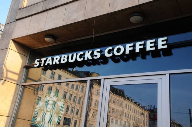 Copenhagen Denmark 18 january 2026 7 Seattle chain star bucks coffee cafe in danish capital Copenhagen. (Photo.Francis Joseph Dean Dean Pictures) (Not for commercial use,only editorial use)